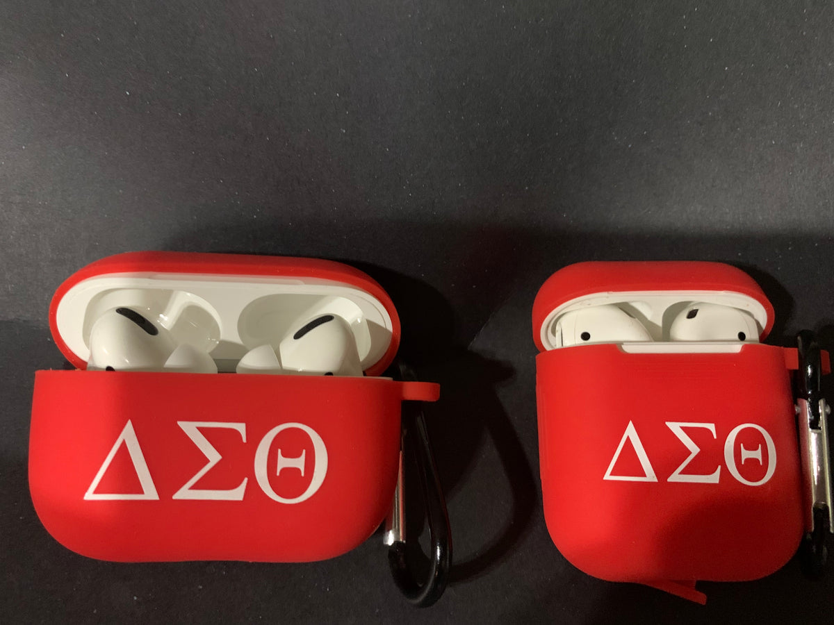  Delta-Sigma AirPods Cases Cover with Keychain Sorority  Paraphernalia Gift TPU Airpod Case 2 : Electronics