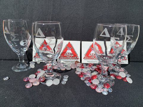 Etch Water Glasses (set of 4, 6 or 8)