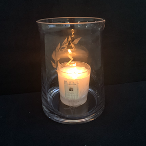 Etch Glass Candle with Delta Torch